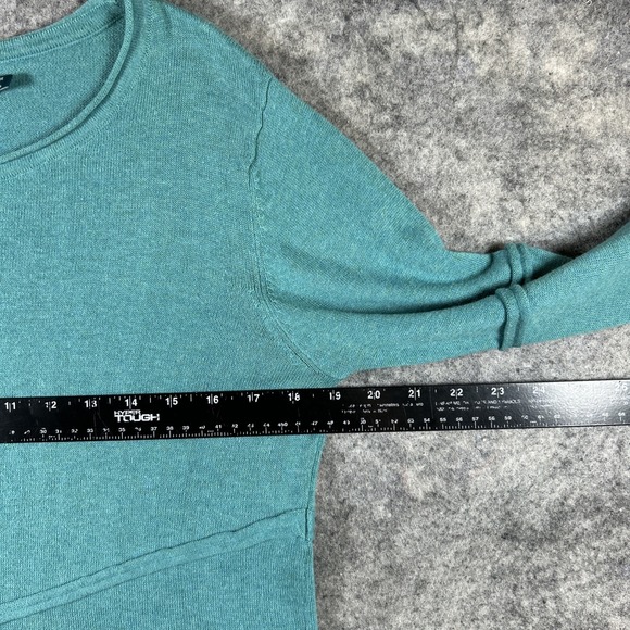 prAna Long Sleeve Base Layer Shirt Women's Small Teal Asymmetrical Causal Boho - Picture 4 of 8
